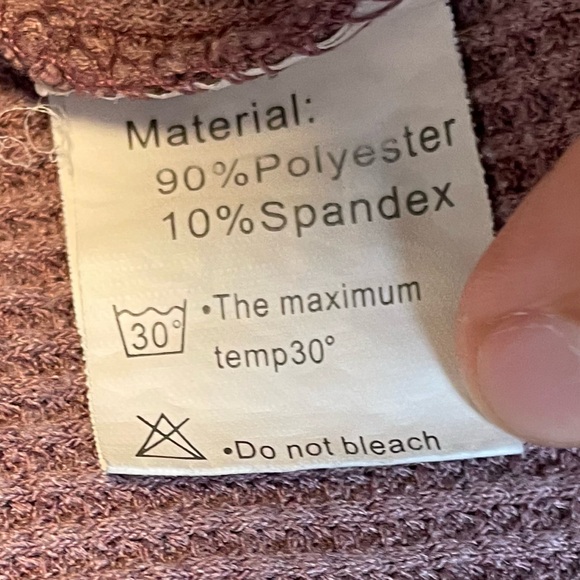 🍀3 FOR $15🍀 | Waffle Knit | Tunic | Button Up | V Neck | Henley Shirt | 2XL - Picture 6 of 9